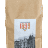 Een bruin 1899 Espressobonen Medium Roast Ambachtelijk pak pak met het Coevorden Arsenaal in halftone